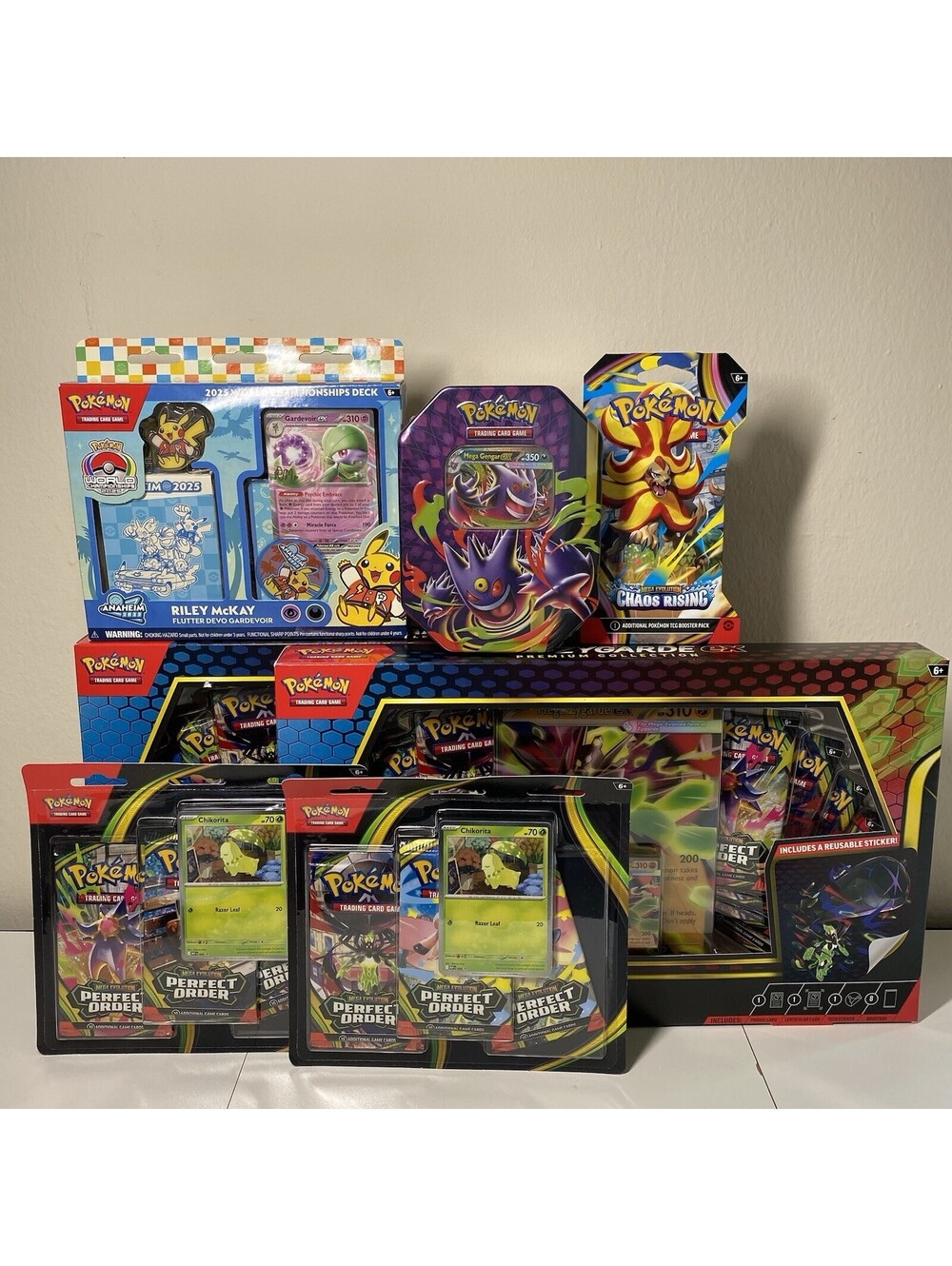 Pokémon TCG Lot Perfect Order Mega Gengar EX World Champion